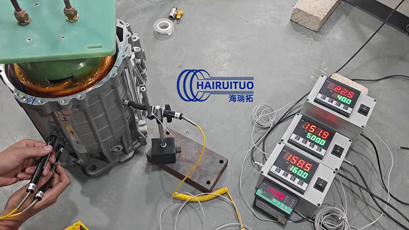 高頻萝莉社在线免费观看加熱設備——新能源電機殼熱套的應用
